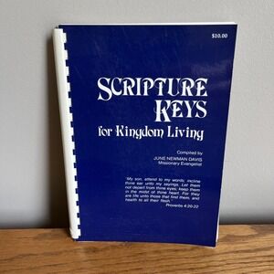 Scripture Keys For Kingdom Living By June Newman Davis 1991 Christian Prayer